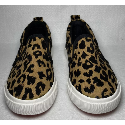 Детские мокасины с леопардовым принтом