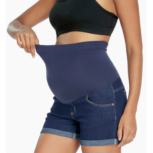 Женские эластичные шорты для беременных 