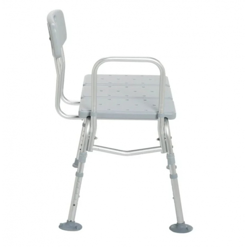 Пластиковая скамейка для переноса ванны с регулируемой спинкой