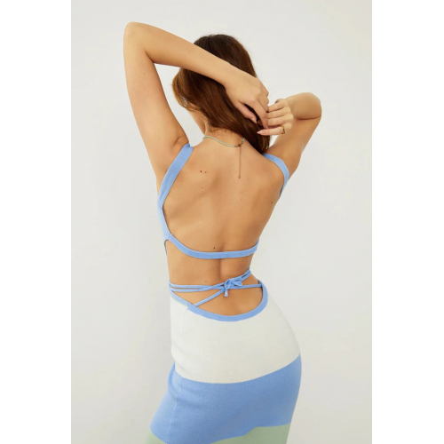 Beach Air Открытое длинное платье