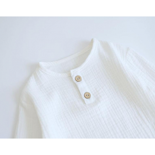 Весенняя, мягкая хлопковая футболка с длинными рукавами для малышей