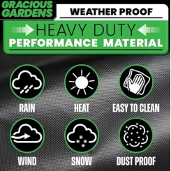 Пыленепроницаемый, водостойкий садовый чехол