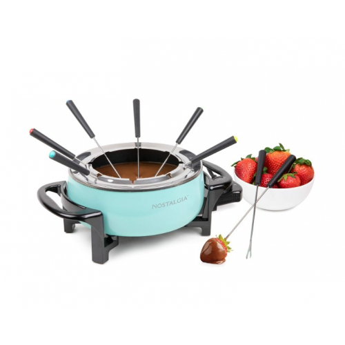 Электрический набор для фондю из нержавеющей стали, 3 л, с 5 вилками и регулировкой температуры