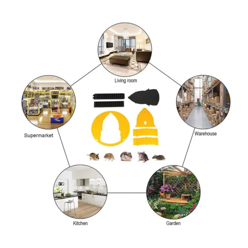 Многоразовая мышеловка с откидной крышкой для ведра, для использования в помещении и на улице