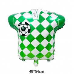 Зелено-белый шар (для футбольной вечеринки)