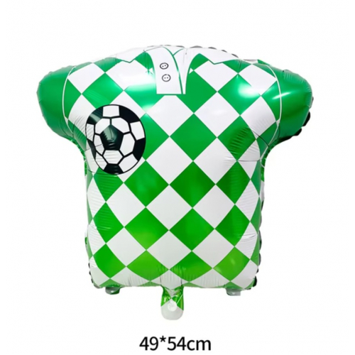 Зелено-белый шар (для футбольной вечеринки)