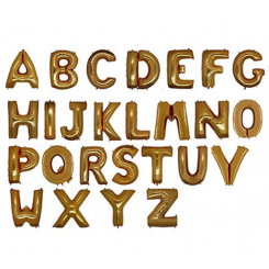 Фольгированные шары, буквы английские, шт