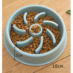 Миска для собак с функцией медленного кормления — контроль скорости еды и забота о здоровье питомца