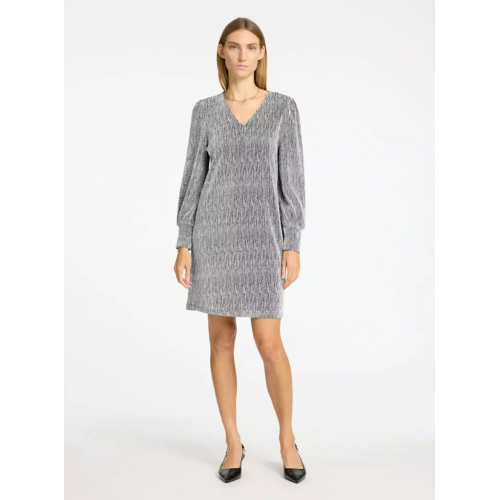 Мини-платье с V-образным вырезом