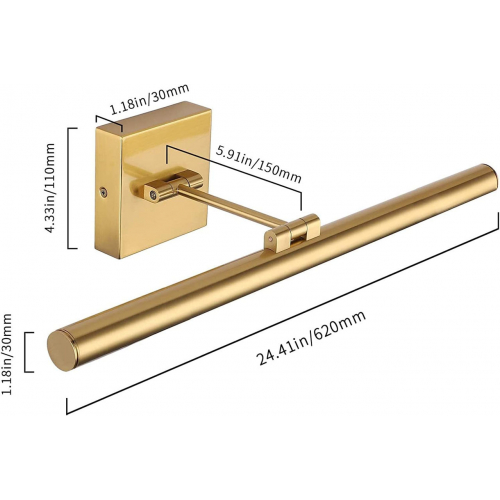 Joosenhouse 24-дюймовый светодиодный светильник