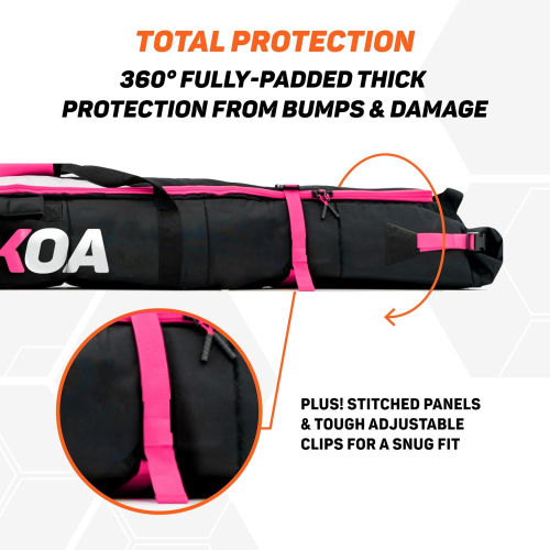 Премиум-сумка для лыж с мягкой подкладкой