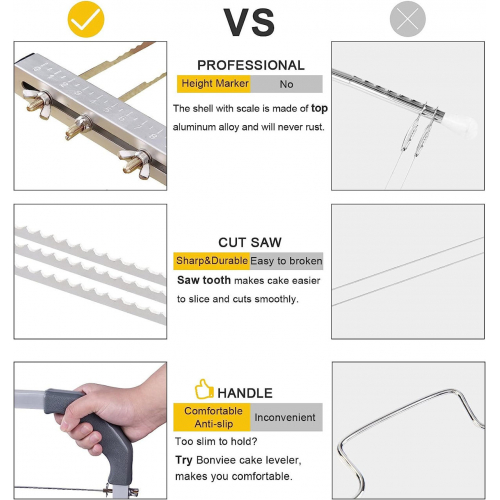 Регулируемый выравниватель торта Bonviee