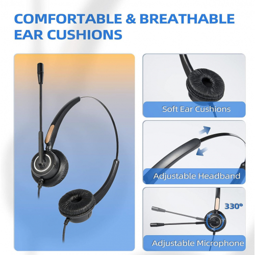 Телефонная гарнитура Suifdu 2,5 мм с микрофоном