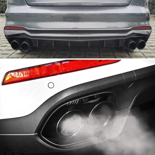 OTRTSUCC Двойной выхлопной наконечник из нержавеющей стали