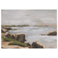 Настенное искусство — абстрактный морской пейзаж на холсте