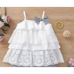 Детская маечка с рюшами