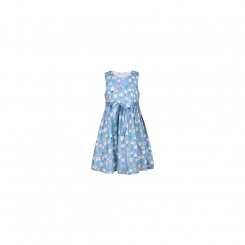Летнее платье для девочек SMILING PINKER — без рукавов, с цветочным принтом, свободного кроя