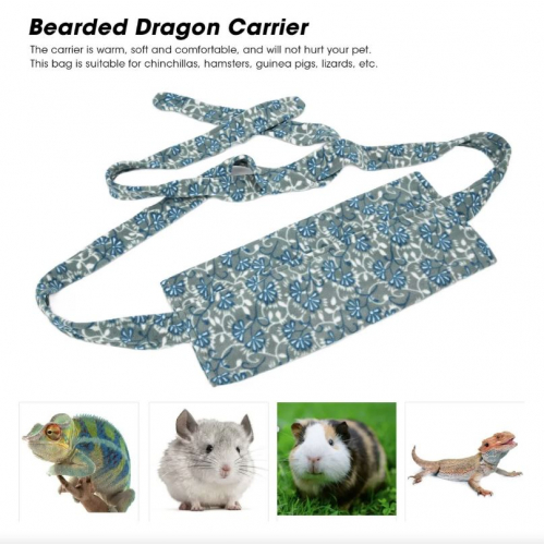 Мягкая дорожная сумка для питомцев в форме ящерицы