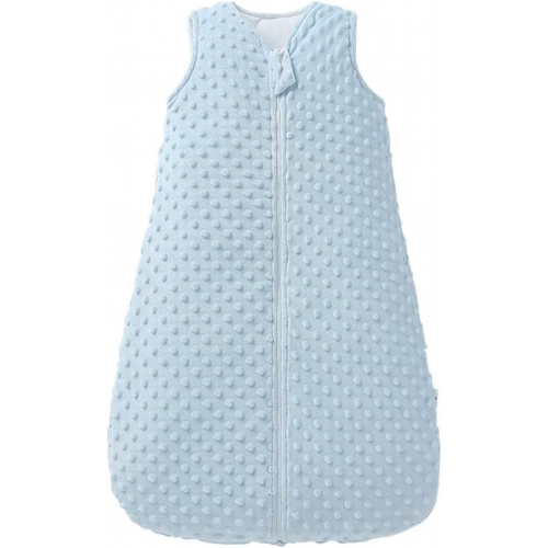Детский зимний спальный мешок из органического хлопка, 2.5 TOG, голубой