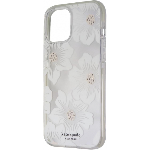 Прозрачный дизайнерский чехол для iPhone 12 mini от Kate Spade New York для iPhone – с амортизирующим бампером и фирменным принтом