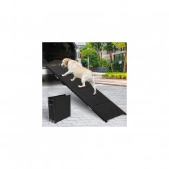 Складной пандус для собак с антискользящей поверхностью, алюминиевые ступеньки для высоких кроватей, автомобилей и внедорожников, поддерживает до 109 кг