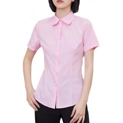 Женская casual рубашка с короткими рукавами из высококачественного синтетического волокна