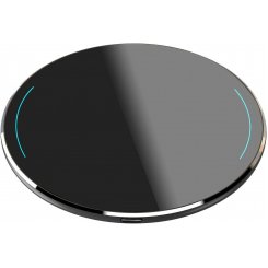 Ультратонкая беспроводная зарядка 5 мм, алюминий, совместима со всеми устройствами