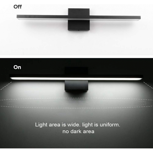 Стильная черная настенная лампа 