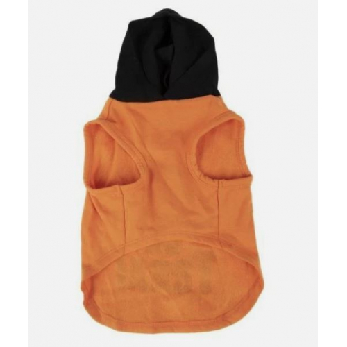 Костюм на Хэллоуин для кошек и собак "Трик-о-Трит" — черный/оранжевый худи