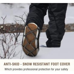 Регулируемые цепи противоскольжения из нержавеющей стали с резиновыми ремнями