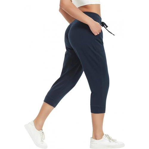 Женские укороченные спортивные брюки с карманами — комфорт на каждый день