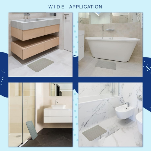 Противоскользящий коврик из диатомита для ванной комнаты