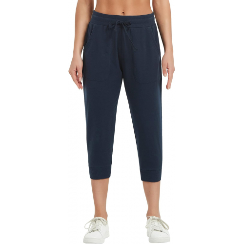 Женские укороченные спортивные брюки с карманами — комфорт на каждый день