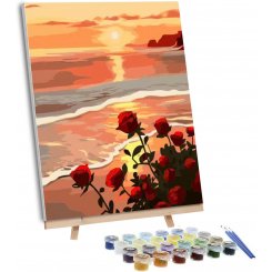 Набор для рисования по номерам с акриловыми красками