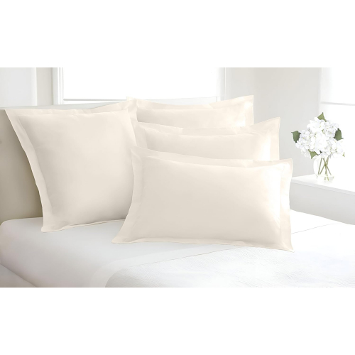 Наволочка для подушек из 100% хлопка с сатиновым плетением, комплект из 2-х штук