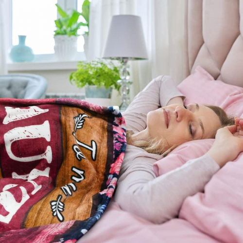 Тёплый плед «Любимой тёте» — знак любви и благодарности