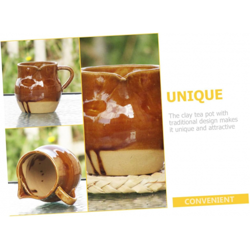 Винтажный чайник из керамики для кунг-фу чая