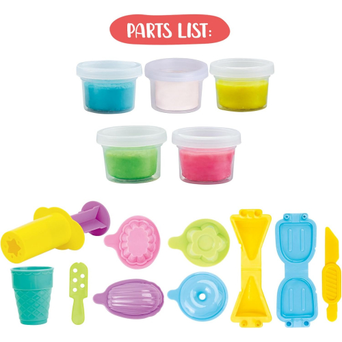 Набор для лепки «Мороженое» — творческая игра с пластилином для детей от 3 лет