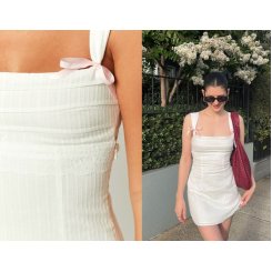 Женское мини-платье Taylor White с бантом на спине