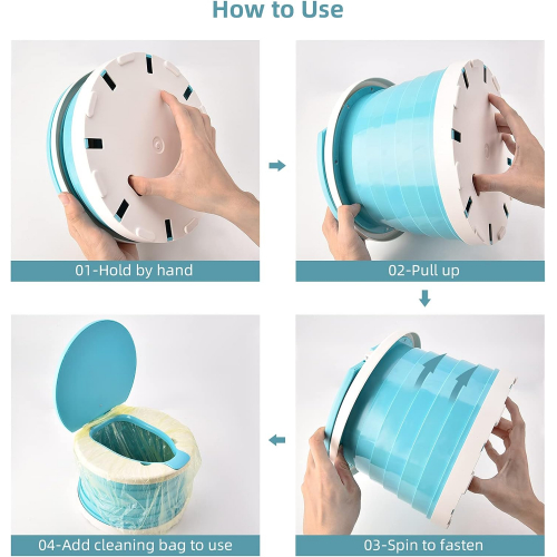 Складной дорожный горшок для детей – компактный и надёжный помощник в поездках