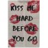Постер на холсте "Kisses Me Hard Before You Go" для спальни, винтажный стиль, 40x60 см