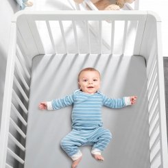 Детская простыня на резинке из полиэстера (Tillyou), 70*130 см размер