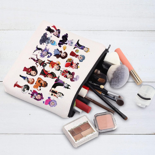 Косметичка из водоотталкивающего хлопка с принтом, 23 × 16,5 см