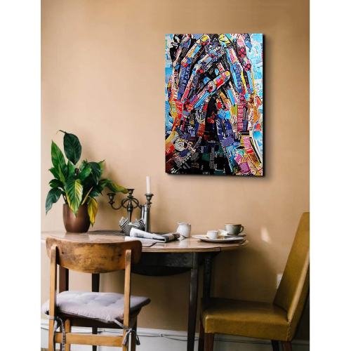 Цифровая картина на холсте "Землистая гармония"