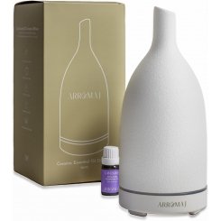 Керамический диффузор для эфирных масел с бонусным маслом — элегантное дополнение для вашего дома, 100мл