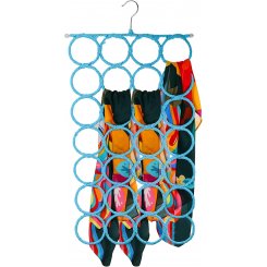 Складная вешалка-органайзер для экономии пространства в шкафу 