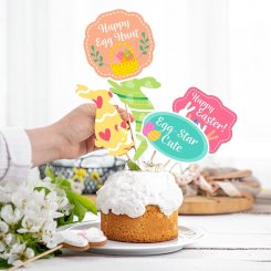 Набор фотобутафории для Пасхи — 18 больших элементов