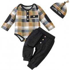 Модный комплект для новорожденного мальчика "Комфорт и стиль"
