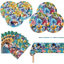 Набор посуды для вечеринки "Дракон", 10 персон