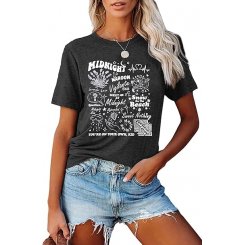 Мягкая футболка "Meet Me at Midnight" — для фанатов кантри-музыки